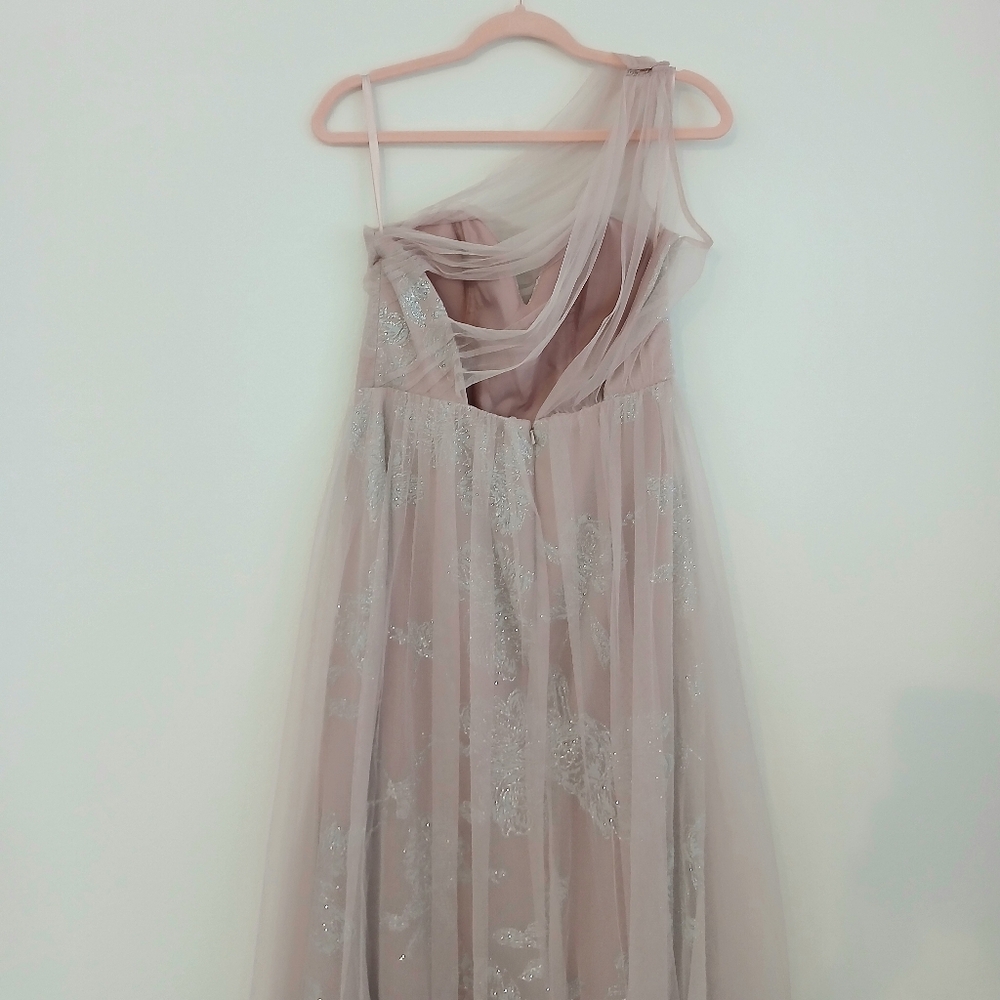BHLDN Hayley Paige Dusty Rose Prom Dress Gown - Picture 9 of 11